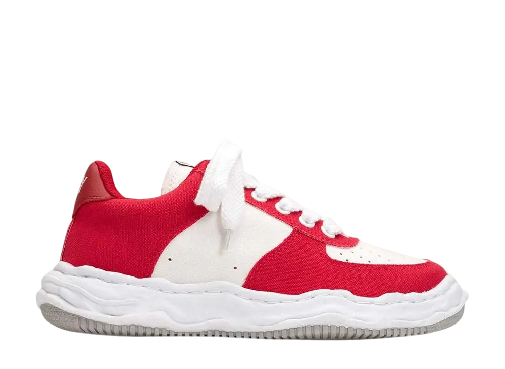 Maison MIHARA YASUHIRO WAYNE OG Sole Canvas Low-top Sneaker "Red"