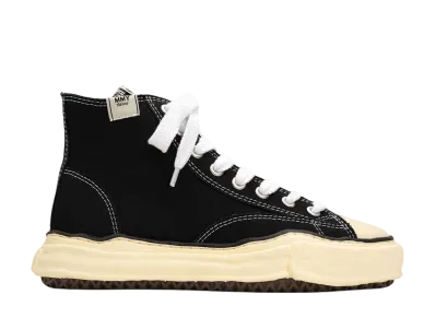 Maison MIHARA YASUHIRO PETERSON OG VL Sole Canvas High-top Sneaker "Black"