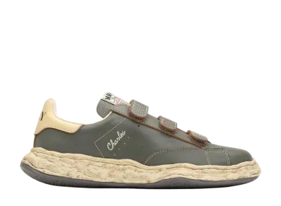 Maison MIHARA YASUHIRO CHARLES OG Sole VL Leather Low-top Velcro Sneaker "Gray"