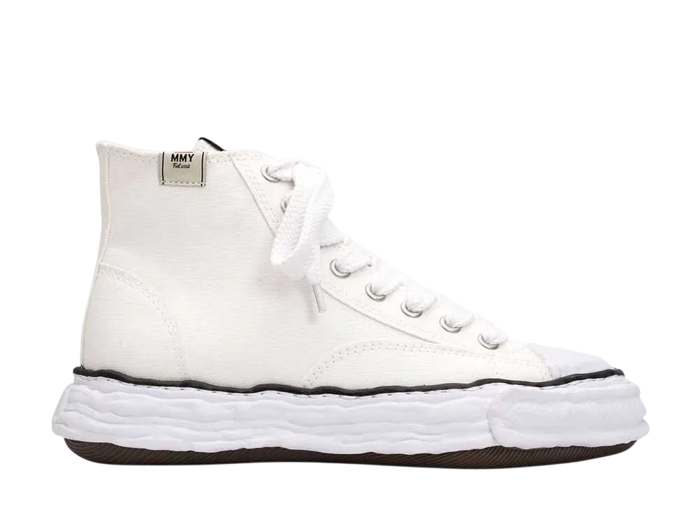 メゾンミハラヤスヒロ ピーターソン23 OG ソール キャンバス ハイトップ スニーカー "ホワイト" (A11FW701)