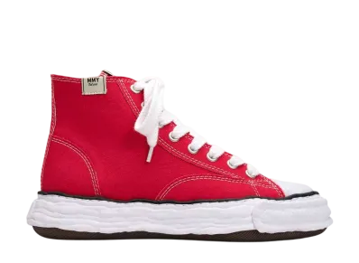 Maison MIHARA YASUHIRO PETERSON 23 OG Sole Canvas High-top Sneaker "Red"