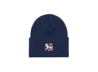 HUF Winter 24 Star Box Logo Beanie "Navy"