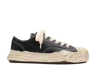 Maison MIHARA YASUHIRO HANK OG Sole Silicon Coating Canvas Low-top Sneaker "Black"