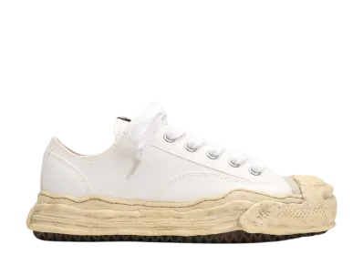 Maison MIHARA YASUHIRO HANK OG Dyed Sole Canvas Low-top Sneaker "White"