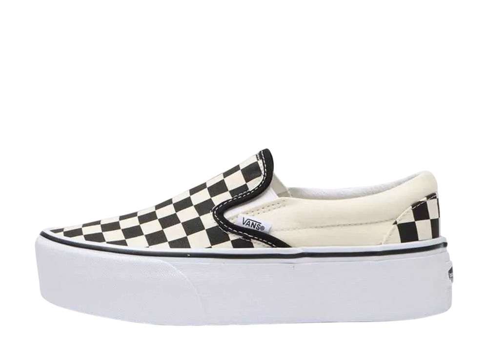 Vans Classic Slip-On Stackform "Check Black/White"