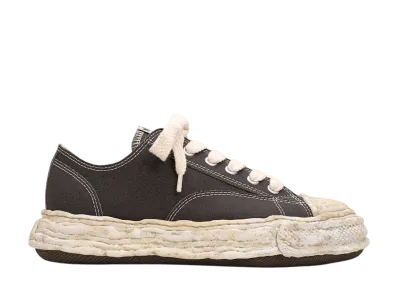 Maison MIHARA YASUHIRO PETERSON 23 OG Dyed Sole Canvas Low-top Sneaker "Gray"