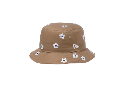 NEW ERA Bucket 01 Flower Embroidery "Khaki"