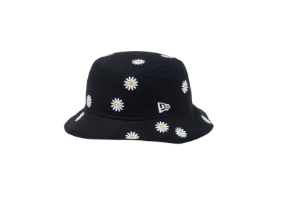NEW ERA Bucket 01 Flower Embroidery "Black"