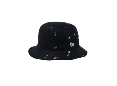 NEW ERA Bucket 01 Splash Embroidery "Black"