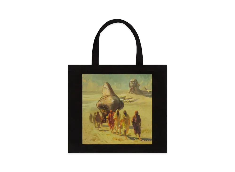 DENIM TEARS 'Knowbody Nose' Tote "Black"