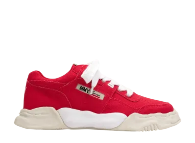 Maison MIHARA YASUHIRO PARKER OG Sole Canvas Low-top Sneaker "Red"