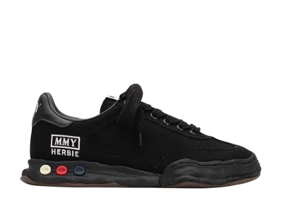 Maison MIHARA YASUHIRO HERBIE OG Sole Canvas Low-top Sneaker "Black/Black"