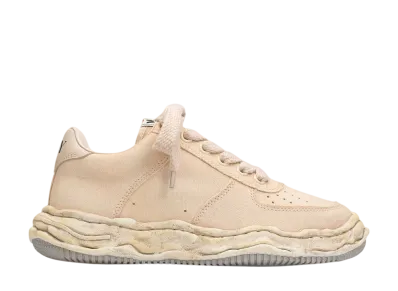 Maison MIHARA YASUHIRO WAYNE OG Sole Over-Dyed Canvas Low-top Sneaker "Beige"