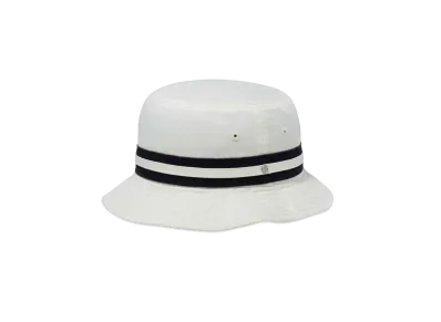 NEW ERA Bucket 01 Striped Band Bucket "Chrome White/Navy"