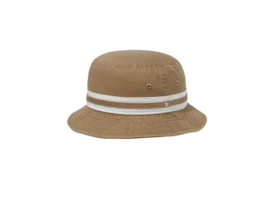 NEW ERA Bucket 01 Striped Band Bucket "Khaki/Chrome White"