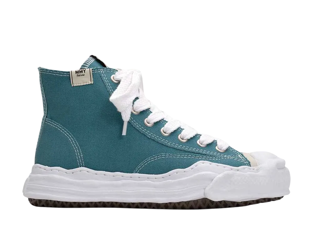 メゾンミハラヤスヒロ ハンク OG ソール キャンバス ハイトップ スニーカー "ブルー" (A05FW701)