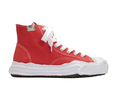Maison MIHARA YASUHIRO HANK OG Sole Canvas High-top Sneaker "Orange"