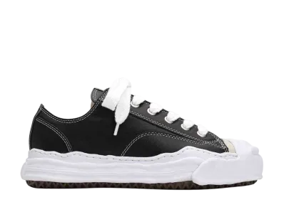 Maison MIHARA YASUHIRO HANK OG Sole Leather Low-top Sneaker "Black"