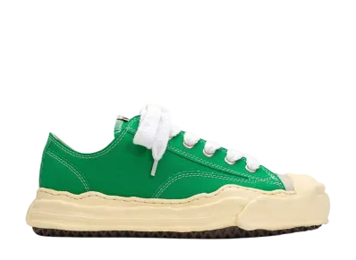 Maison MIHARA YASUHIRO HANK VL OG Sole Canvas Low-top Sneaker "Green"