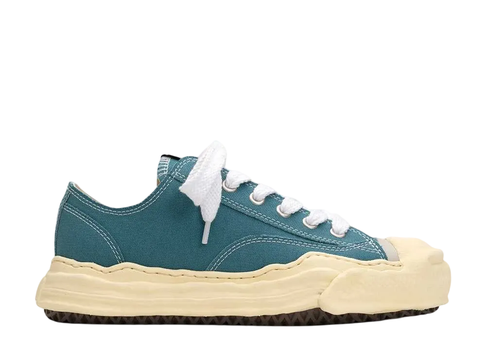 メゾンミハラヤスヒロ ハンク VL OG ソール キャンバス ロートップ スニーカー "ブルー" (A09FW734)