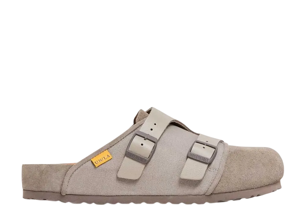 UNION x BIRKENSTOCK 1774 Bimshire EXQ Leather Canvas "Beige Taupe"