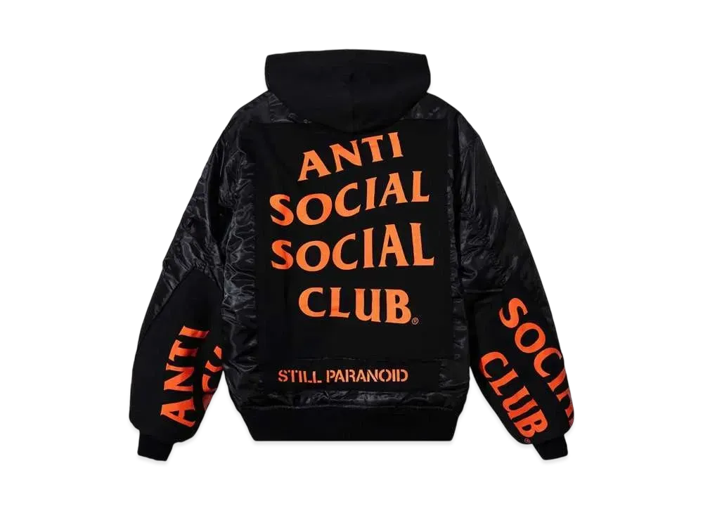 ANTI SOCIAL SOCIAL CLUB UNDFTD Bomber "Black/Orange"