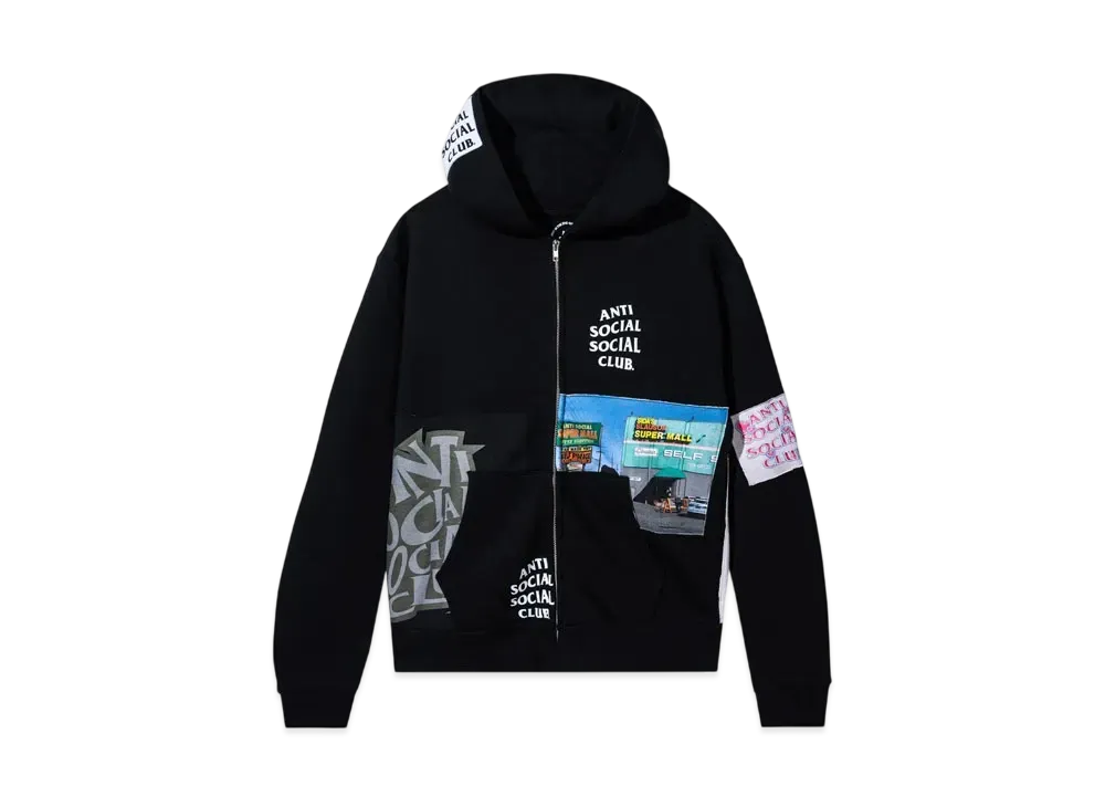 ANTI SOCIAL SOCIAL CLUB Patchwork Hoodie "Multi"