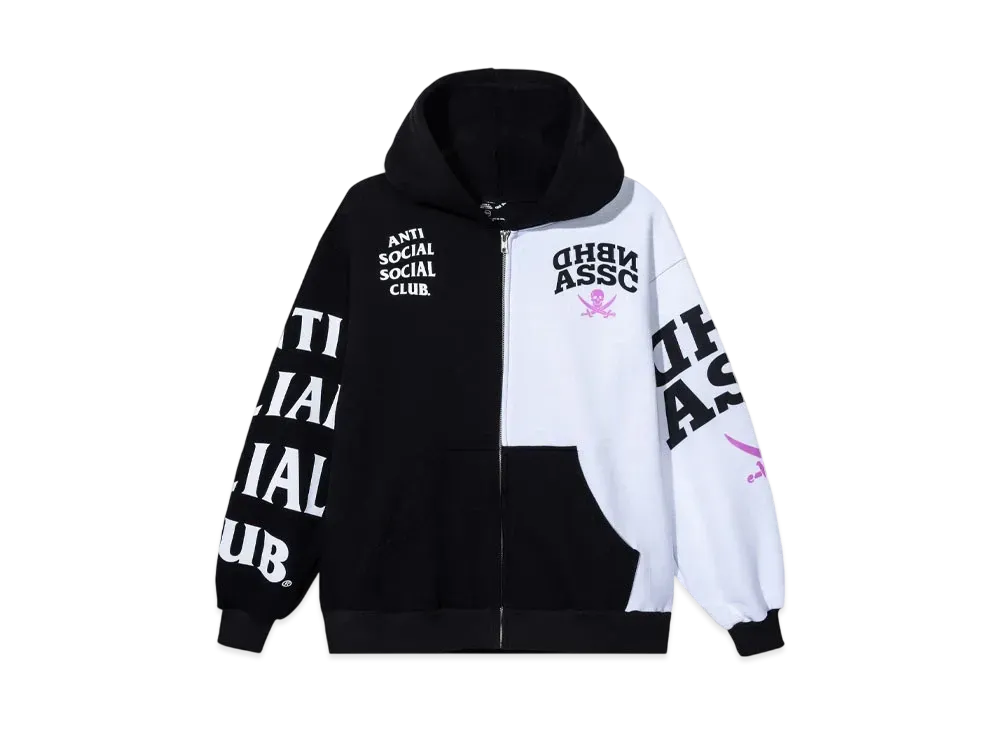 ANTI SOCIAL SOCIAL CLUB Block Hoodie "Black/Multi"
