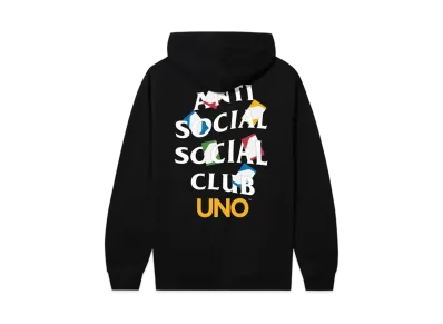 ANTI SOCIAL SOCIAL CLUB x UNO Draw Two Hoodie "Black"