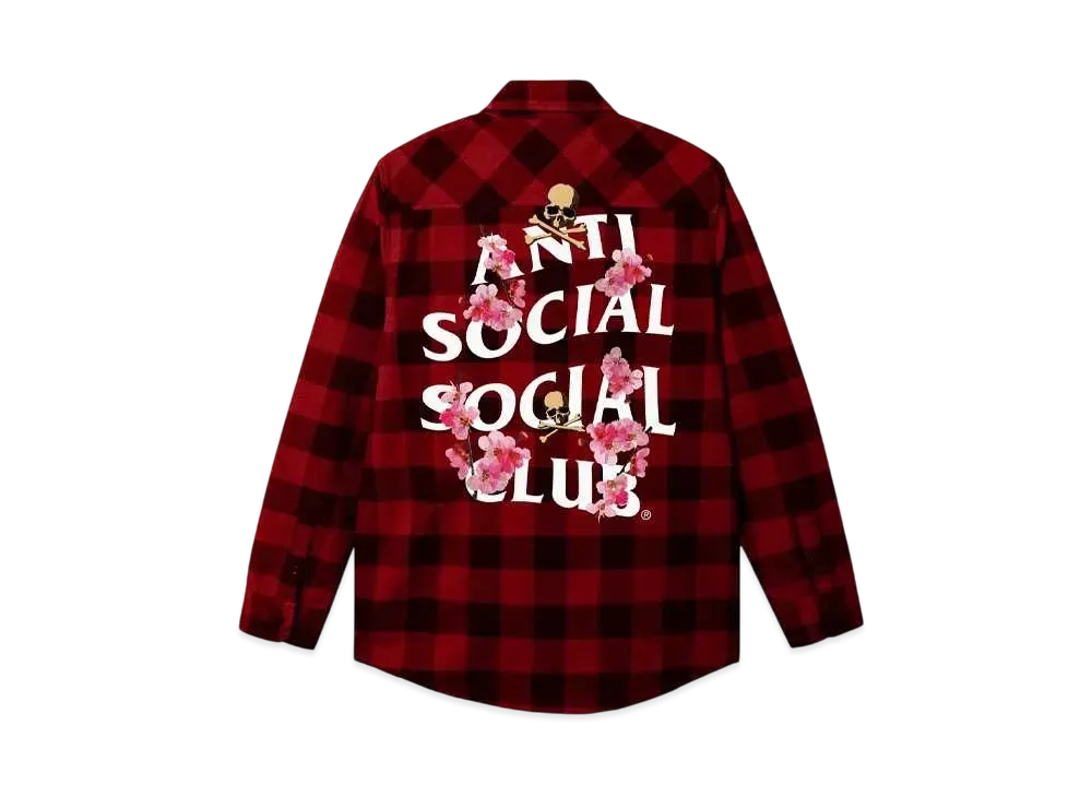 ANTI SOCIAL SOCIAL CLUB x Mastermind Mmotch Flannel "Red/Black"