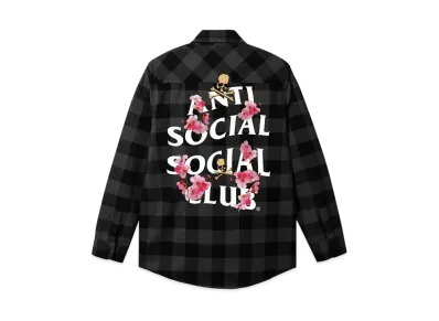 ANTI SOCIAL SOCIAL CLUB x Mastermind Mmotch Flannel "Charcoal/Black"