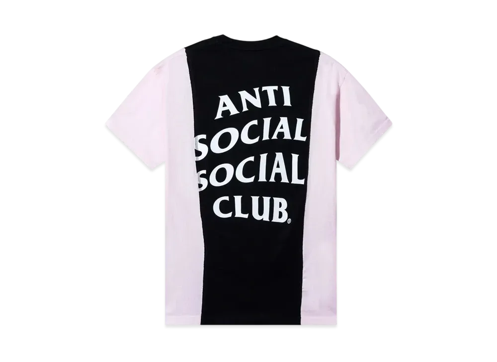 ANTI SOCIAL SOCIAL CLUB 50/50 Tee "Black/Pink"