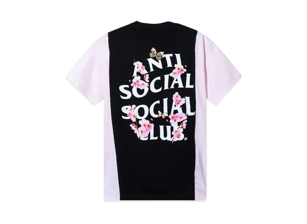 ANTI SOCIAL SOCIAL CLUB 50/50 Tee "Black/Pink"