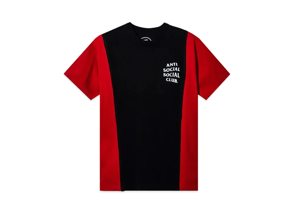 ANTI SOCIAL SOCIAL CLUB 50/50 Tee "Black/Red"