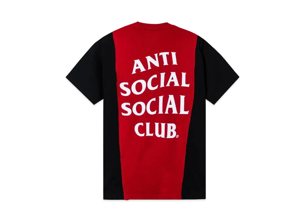 ANTI SOCIAL SOCIAL CLUB 50/50 Tee "Red/Black"