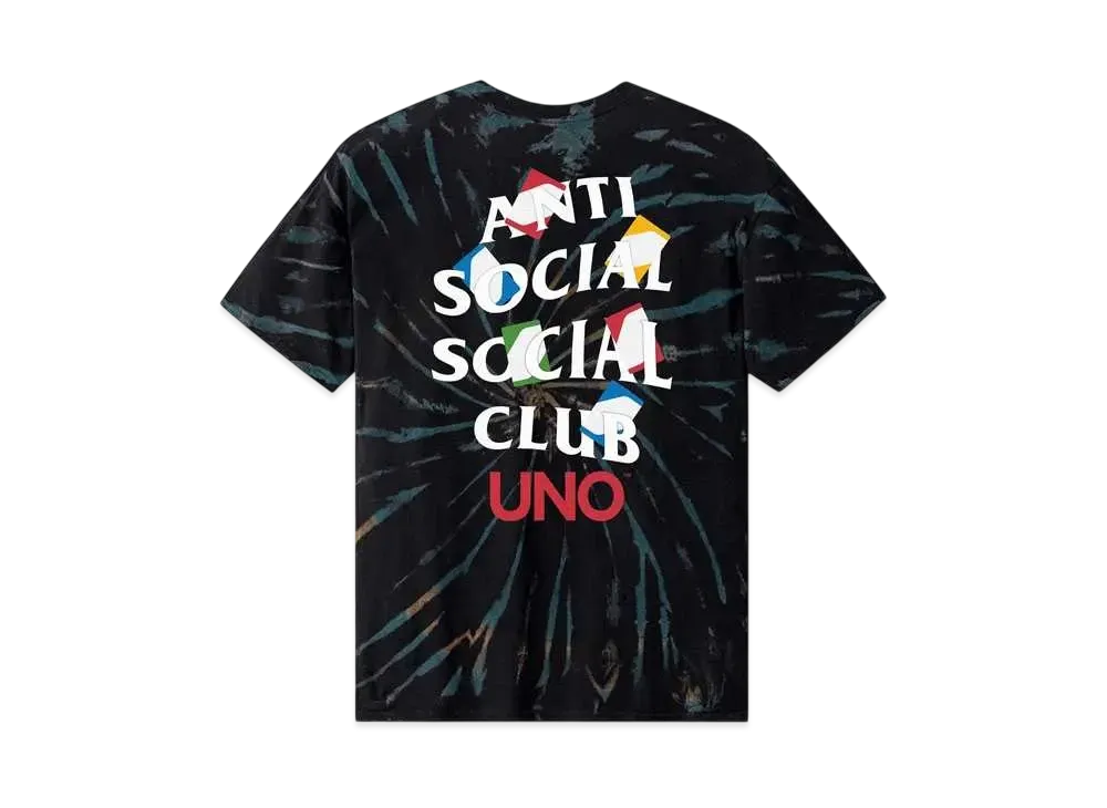 ANTI SOCIAL SOCIAL CLUB x UNO Draw Two Tee "Black Galaxy"