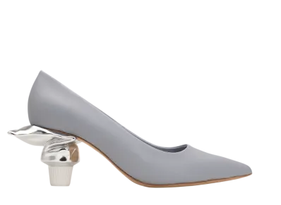 Maison MIHARA YASUHIRO Women's Toothpaste Heel Pump "Blue"