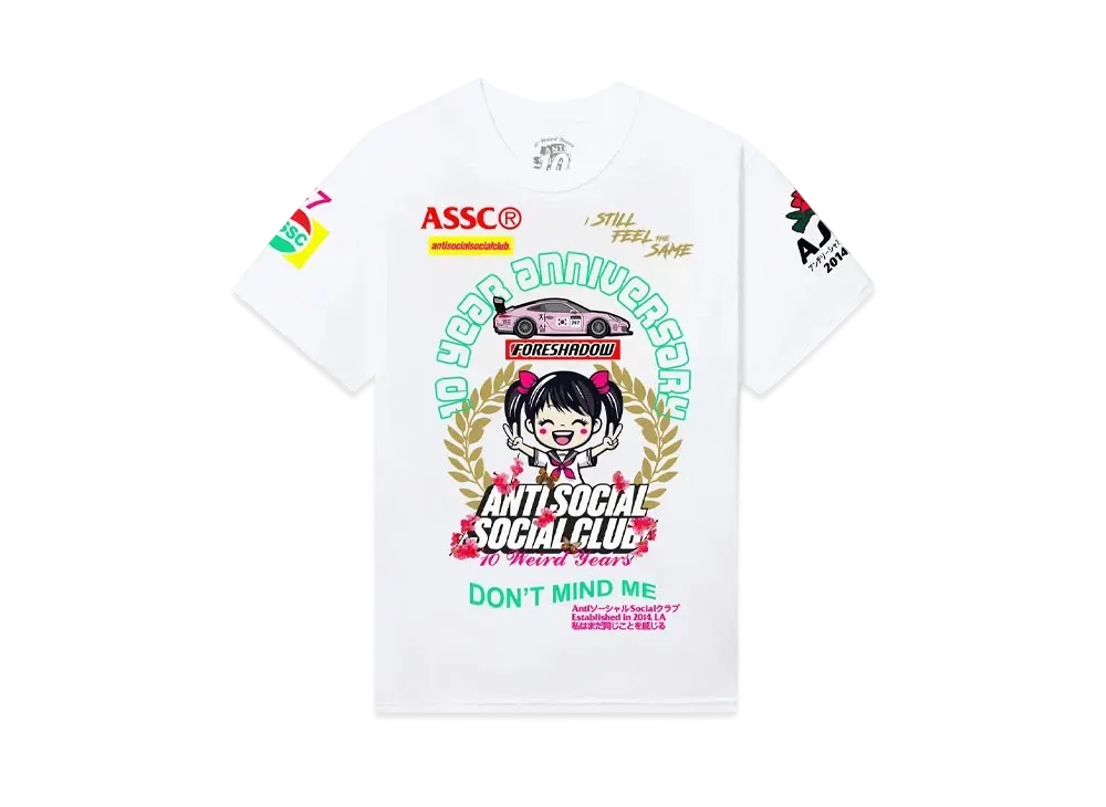 ANTI SOCIAL SOCIAL CLUB Weird Years Tee "White"
