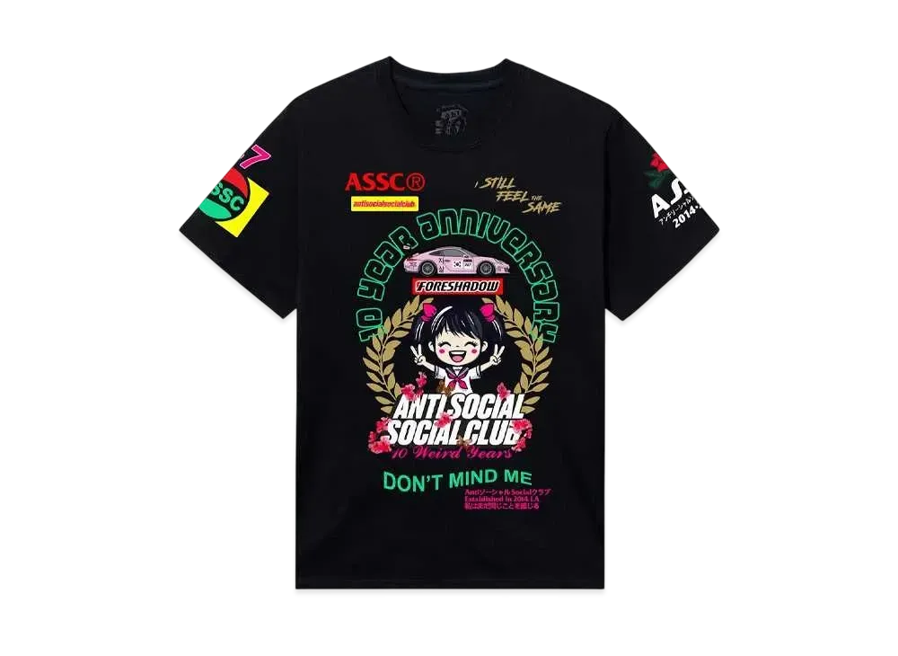 ANTI SOCIAL SOCIAL CLUB Weird Years Tee "Black"