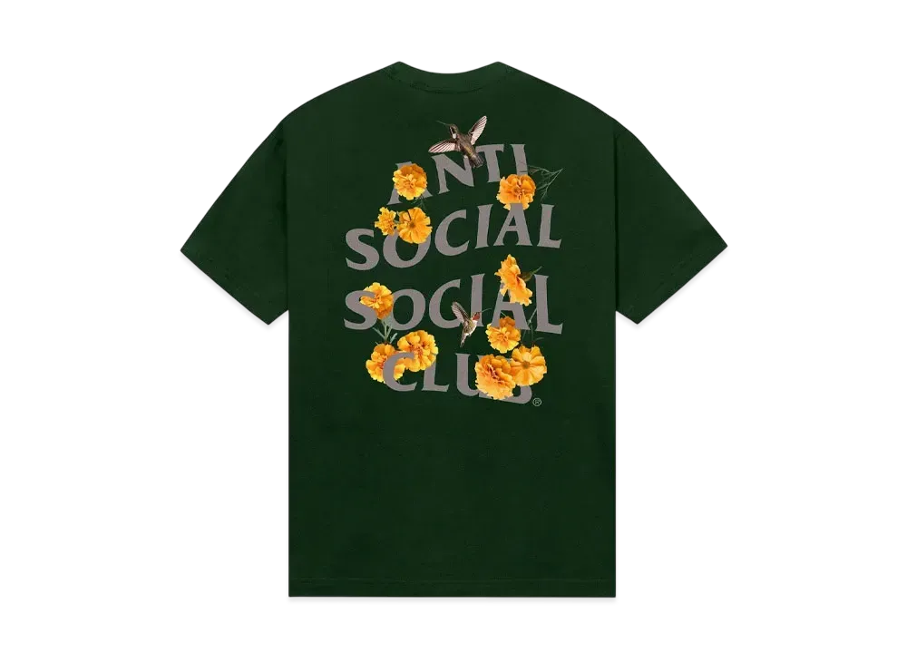 ANTI SOCIAL SOCIAL CLUB Trochilidae Tee "Dark Green"