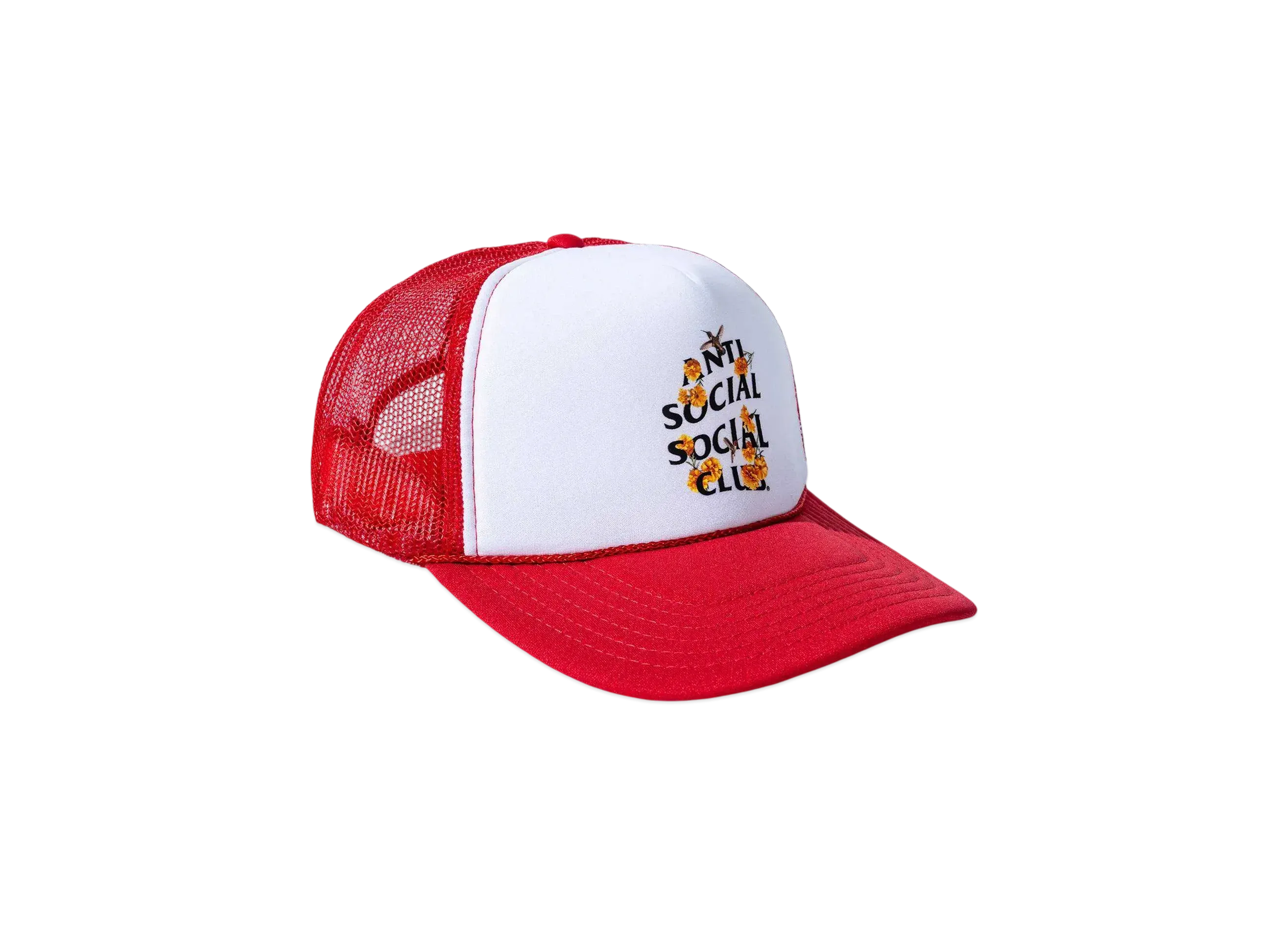 ANTI SOCIAL SOCIAL CLUB Trochilidae Cap "White/Red"