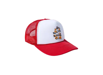 ANTI SOCIAL SOCIAL CLUB Trochilidae Cap "White/Red"