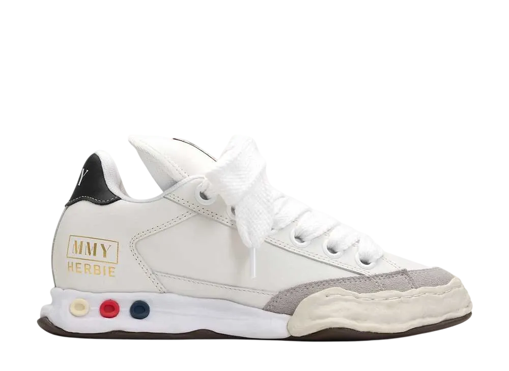 メゾンミハラヤスヒロ ハービー パファー OG ソール レザー ロートップ スニーカー "ホワイト" (A12FW712)