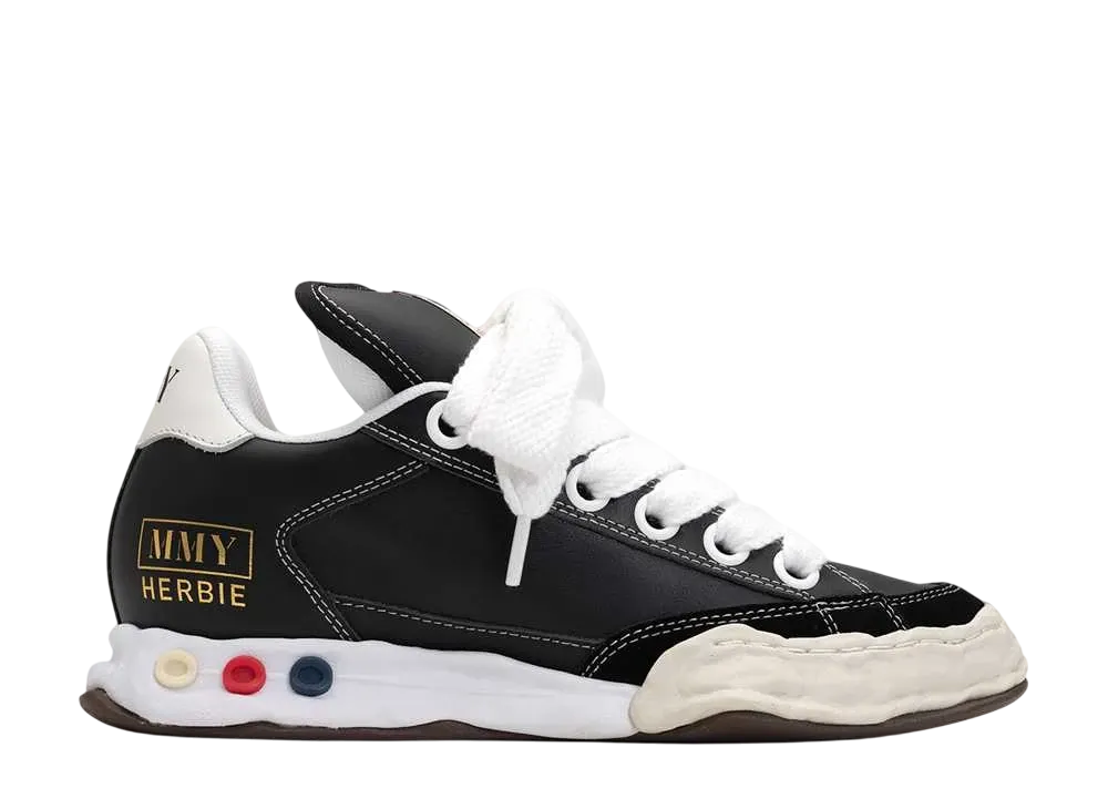 メゾンミハラヤスヒロ ハービー パファー OG ソール レザー ロートップ スニーカー "ブラック" (A12FW712)