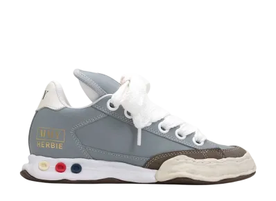 Maison MIHARA YASUHIRO HERBIE PUFFER OG Sole Leather Low-top Sneaker "Gray"