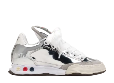 Maison MIHARA YASUHIRO HERBIE PUFFER OG Sole Leather Low-top Sneaker "Silver"