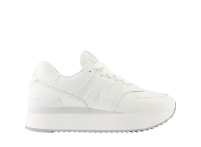 New Balance Women's 574+ "White"