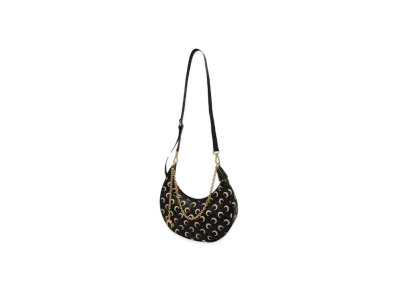 Marine serre MOON SCREENPRINT LEATHER ECLIPS CHAIN "INVERSE TAN"