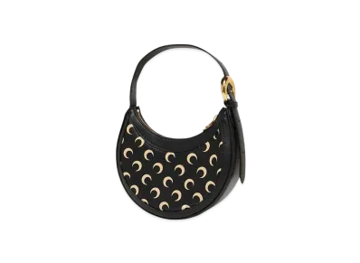 Marine serre AOM SCREENPRINT LEATHER ECLIPS MINI "INVERSE TAN"