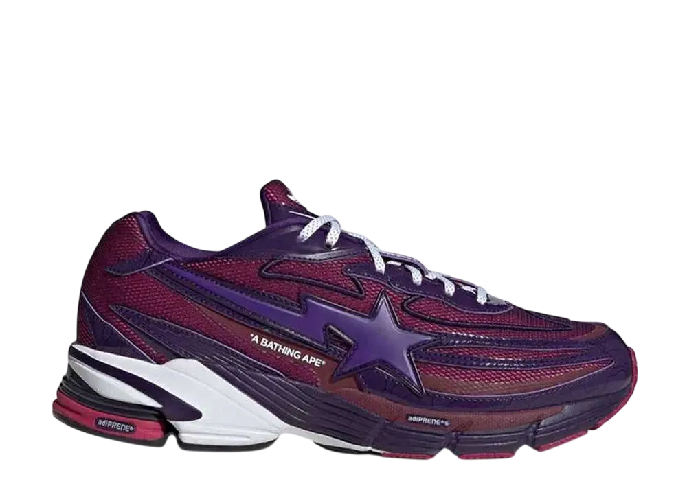 A BATHING APE × adidas Orketro "Dark Purple/Core Black"